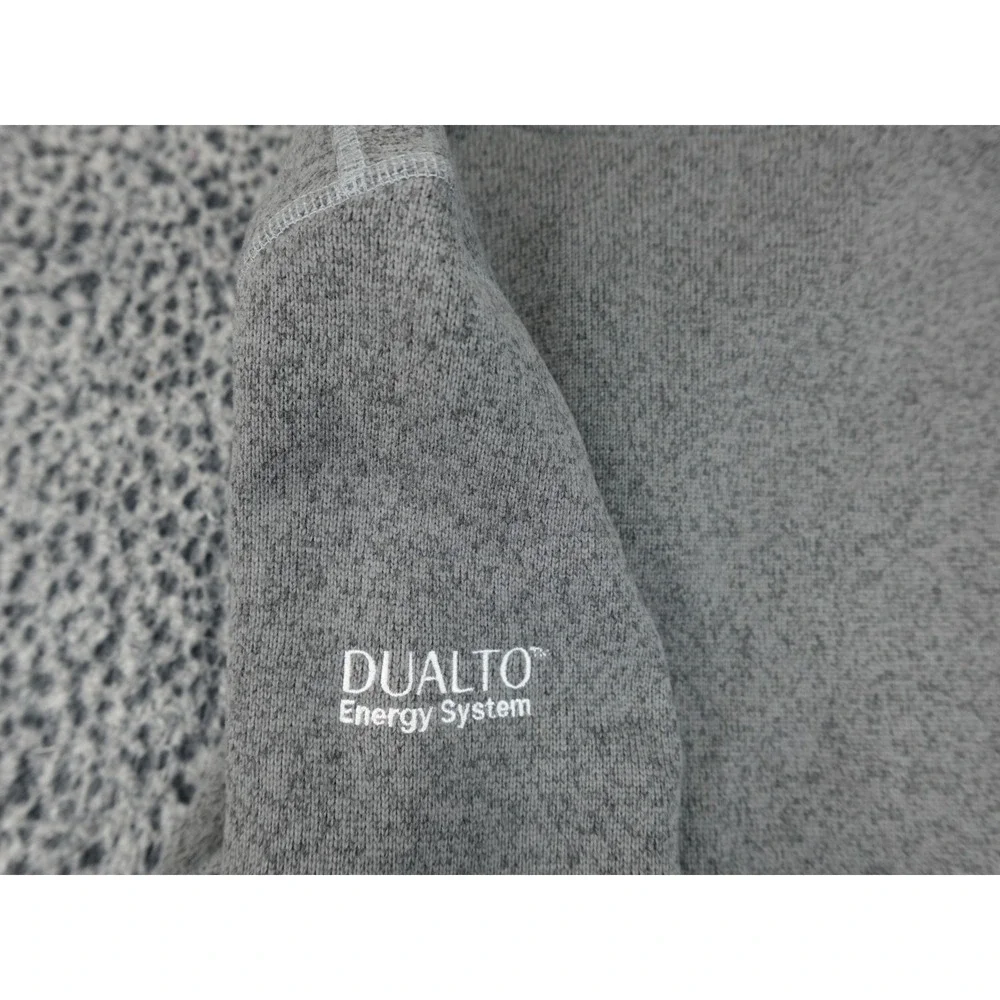 The North‎ Face Agave Full Zip Fleece Jacket Womens Medium Gray Corporate Logo